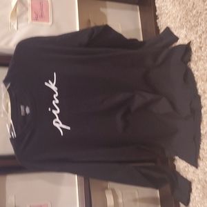 Pink by Victoria black long sleeve shirt